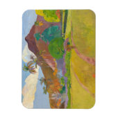 Paul Gauguin - Landschaft von Tahitien Magnet (Vertikal)