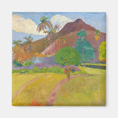 Paul Gauguin - Landschaft von Tahitien Magnet (Vorne)