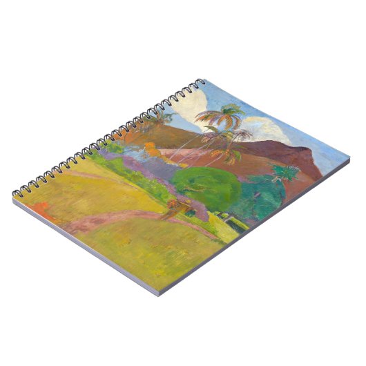 Paul Gauguin - Landschaft von Tahitien Notizblock (Linke Seite)