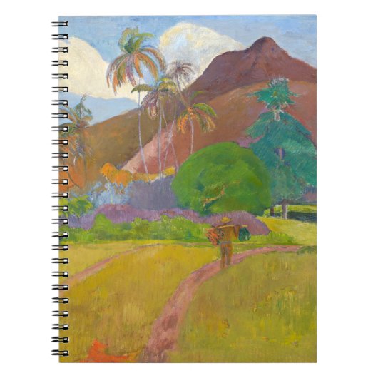 Paul Gauguin - Landschaft von Tahitien Notizblock (Vorderseite)