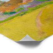 Paul Gauguin - Landschaft von Tahitien Poster (Ecke)