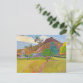 Paul Gauguin - Landschaft von Tahitien Postkarte (Stehend Vorderseite)