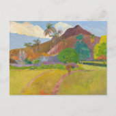 Paul Gauguin - Landschaft von Tahitien Postkarte (Vorderseite)