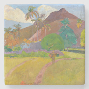 Paul Gauguin - Landschaft von Tahitien Steinuntersetzer