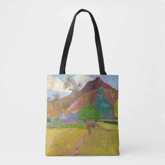 Paul Gauguin - Landschaft von Tahitien Tasche (Vorderseite)