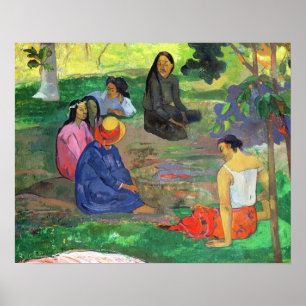 Paul Gauguin   Les Parau Parau (die Gossipers) Poster