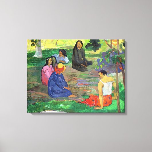 Paul Gauguin | Les Parau Parau , oder Konversation Leinwanddruck (Vorderseite)