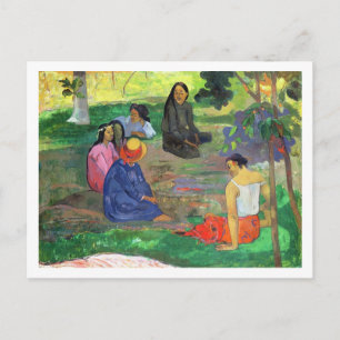 Paul Gauguin   Les Parau Parau (The Gossipers) Postkarte