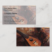 Paul Gauguin - Mandolin auf dem Stuhl Visitenkarte (Vorne/Hinten)