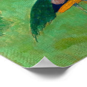 Paul Gauguin Matamoe, Landschaft mit Friedhöfen Poster (Ecke)