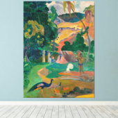 Paul Gauguin Matamoe Landschaft mit Peacocks Leinwanddruck (Insitu (Holzboden))