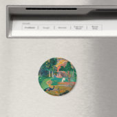 Paul Gauguin Matamoe Landschaft mit Peacocks Magnet (In Situ (Geschirrspüler))