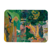Paul Gauguin Matamoe Landschaft mit Peacocks Magnet (Horizontal)