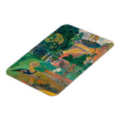 Paul Gauguin Matamoe Landschaft mit Peacocks Magnet (Linke Seite)