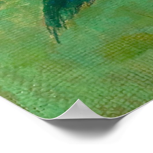 Paul Gauguin Matamoe Landschaft mit Peacocks Poster (Ecke)