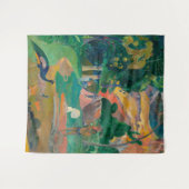 Paul Gauguin Matamoe Landschaft mit Peacocks Wandteppich (Vorderseite (Horizontal))