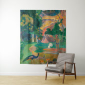 Paul Gauguin Matamoe Landschaft mit Peacocks Wandteppich (Beispiel)