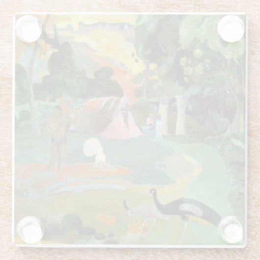 Paul Gauguin| Matamoe oder Landschaft mit Friedens Glasuntersetzer (Rückseite)