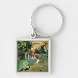 Paul Gauguin Matamoe oder Landschaft mit Friedens Schlüsselanhänger