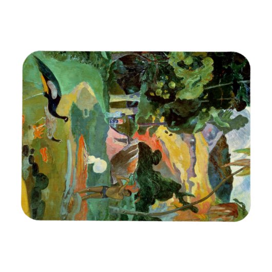 Paul Gauguin | Matamoe oder Landschaft mit Peacock Magnet (Horizontal)