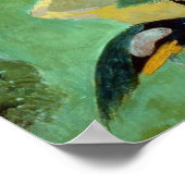 Paul Gauguin | Matamoe oder Landschaft mit Peacock Poster (Ecke)