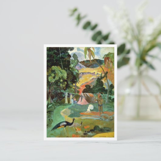Paul Gauguin | Matamoe oder Landschaft mit Peacock Postkarte (Stehend Vorderseite)