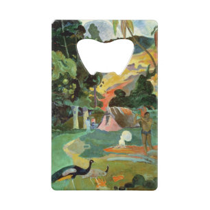 Paul Gauguin Matamoe oder, Landschaft mit Pfaus Kreditkartenflaschenöffner