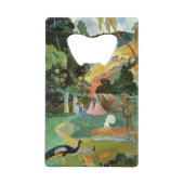 Paul Gauguin | Matamoe oder, Landschaft mit Pfaus Kreditkartenflaschenöffner (Rückseite)