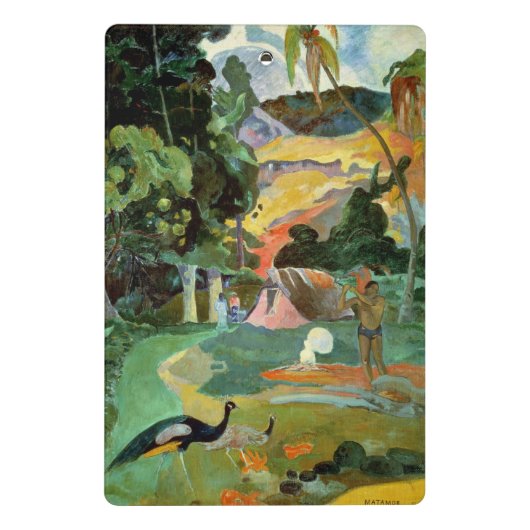 Paul Gauguin | Matamoe oder, Landschaft mit Pfaus Mini Klemmbrett (Rückseite)
