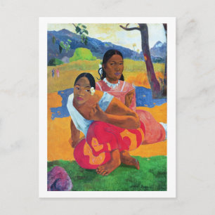 Paul Gauguin   Nafea Faaipoipo (Wann sind Sie Gett Postkarte