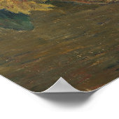 Paul Gauguin - Nasturtien und Dahlias Poster (Ecke)