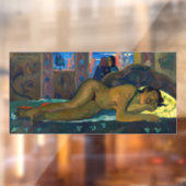 Paul Gauguin - Nevermore / O Taiti Fensteraufkleber (Blatt 2)