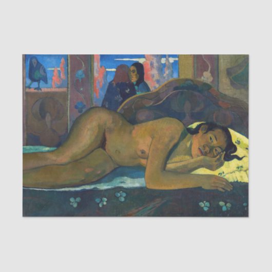 Paul Gauguin - Nevermore / O Taiti Seidenpapier (Vorderseite)