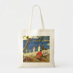 Paul Gauguin Obstträger in Turin Cove oder Meeresk Tragetasche