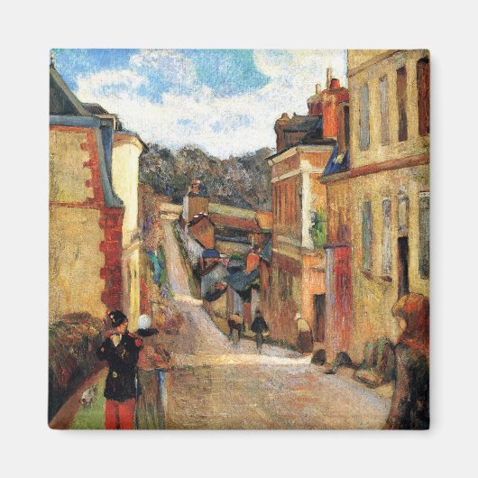 Paul Gauguin painting, Rue Jouvenet in Rouen Magne Magnet (Vorne)