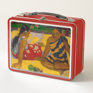 Paul Gauguin - Parau Api / Was gibt's Neues? Metall Brotdose