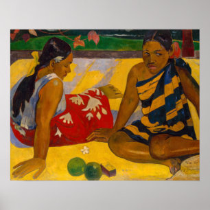 Paul Gauguin - Parau Api / Was gibt's Neues? Poster