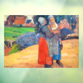 Paul Gauguin - Paysannes Bretonnes Fensteraufkleber (Blatt 3)