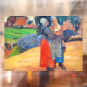 Paul Gauguin - Paysannes Bretonnes Fensteraufkleber (Blatt 2)