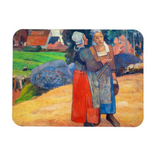 Paul Gauguin - Paysannes Bretonnes Magnet