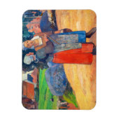 Paul Gauguin - Paysannes Bretonnes Magnet (Vertikal)