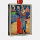 Paul Gauguin - Paysannes Bretonnes Ornament Aus Metall (Rechts)
