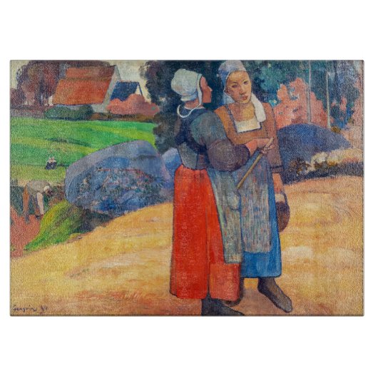 Paul Gauguin - Paysannes Bretonnes Schneidebrett (Vorderseite)