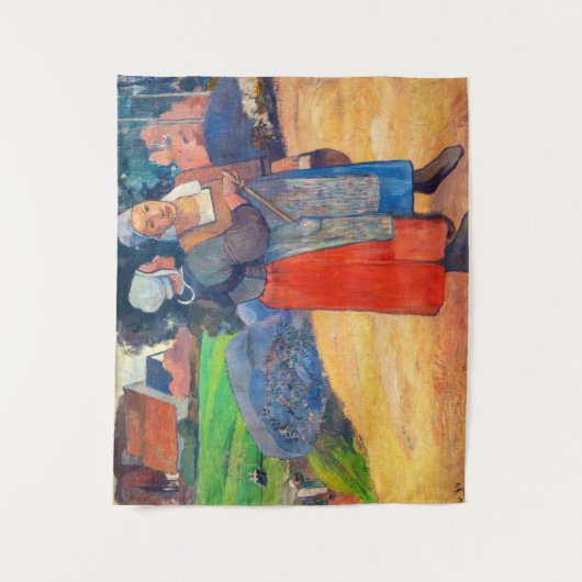 Paul Gauguin - Paysannes Bretonnes Wandteppich (Vorderseite)