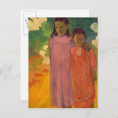 Paul Gauguin | Piti Tiena, 1892 Postkarte (Vorne/Hinten)