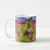 Paul Gauguin Road in Tahiti Vintage Kunstkunst Kaffeetasse (Links)
