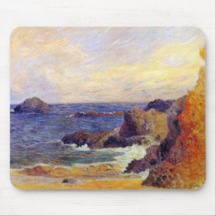 Paul Gauguin - Rocky Coast Fine Art Gemälde Mousepad