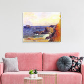 Paul Gauguin - Rocky Coast Fine Art Malerei Leinwanddruck (Insitu (Wohnzimmer))