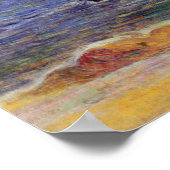 Paul Gauguin - Rocky Coast Fine Art Malerei Poster (Ecke)