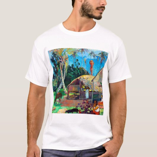Paul Gauguin Schwarze Schweine T-Shirt (Vorderseite)